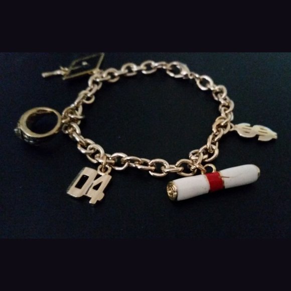 Class of 2004 18k gold finish Charm Bracelet NIP - Picture 6 of 6